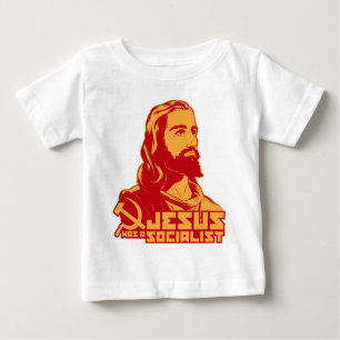 Jesus war Sozialist Baby T-shirt