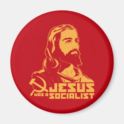 Jesus war Sozialist Magnet (Vorne)
