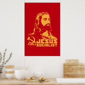 Jesus war Sozialist Poster (Küche)