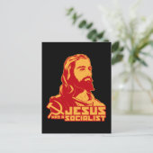 Jesus war Sozialist Postkarte (Stehend Vorderseite)