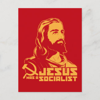 Jesus war Sozialist Postkarte