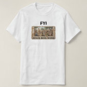 Jesus war woke T-Shirt (Design vorne)