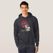 Jesus wäre gegen den Power des Windes Hoodie (Vorne ganz)