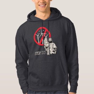 Jesus wäre gegen den Power des Windes Hoodie