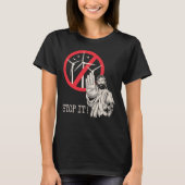 Jesus wäre gegen den Power des Windes T-Shirt (Vorderseite)