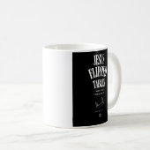 Jesus warf Tische um – ich visualisiere es nur oft Kaffeetasse (VorderseiteRechts)