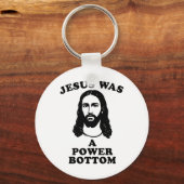 Jesus Was A Power Bottom Funny Pride Christmas Gag Schlüsselanhänger (Vorderseite)