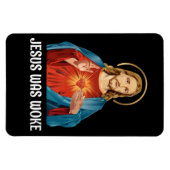 JESUS WAS GEWECKT WWJD MAGNET (Horizontal)