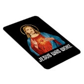JESUS WAS GEWECKT WWJD MAGNET (Rechte Seite)