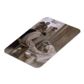 Jesus wäscht die Füße seiner Jünger Magnet (Linke Seite)