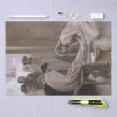 Jesus wäscht die Füße seiner Jünger Seidenpapier (Handwerk)