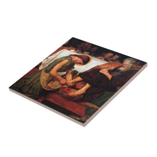 Jesus wascht Peter's Fülle Fliese (Seite)