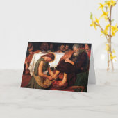 Jesus wascht Peter's Fülle Karte (Gelbe Blume)