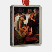 Jesus wascht Peter's Fülle Ornament Aus Metall (Rechts)