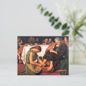 Jesus wascht Peter's Fülle Postkarte (Stehend Vorderseite)