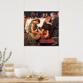 Jesus Washing Peter's Feet (2) Poster (Küche)