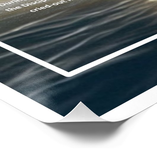 Jesus - Wasserwandern 2 Poster (Ecke)