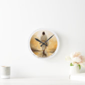 Jesus Watch, Bible, Wall Clock, Christianity Runde Wanduhr (Zuhause)