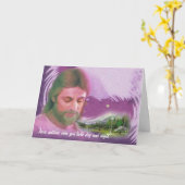 Jesus watches you both day and night. karte (Gelbe Blume)