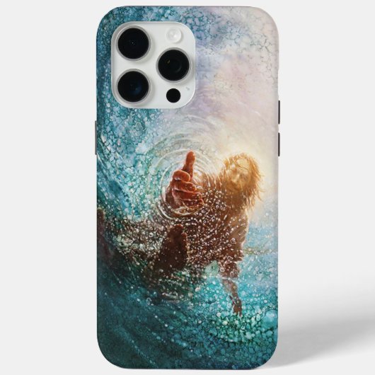 Jesus wave phone case (Rückseite)
