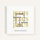 JESUS Waymaker Christlich Notizblock (Vorderseite)