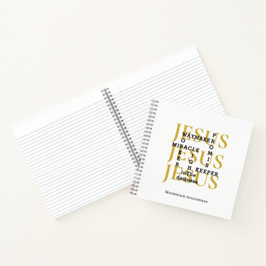 JESUS Waymaker Christlich Notizblock (Innenseite)