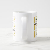 Jesus Waymaker Monogram Christlich Coffee Tasse (Rückseite)