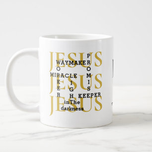 Jesus Waymaker Monogram Christlich Coffee Tasse