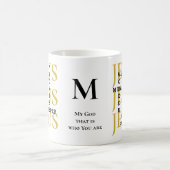 Jesus Waymaker Monogram Christlich Kaffeetasse (Mittel)