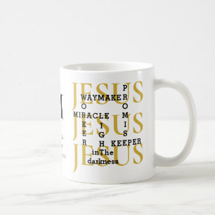 Jesus Waymaker Monogram Christlich Kaffeetasse