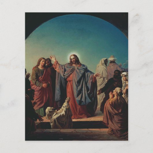 Jesus Wecke Lazarus von Robert Wilhelm Ekman (Vorderseite)