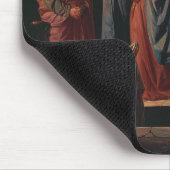 Jesus Wecke Lazarus von Robert Wilhelm Ekman Mousepad (Ecke)
