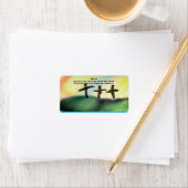 Jesus-Weg Adressaufkleber (Insitu)