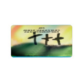 Jesus-Weg Adressaufkleber (Vorne)