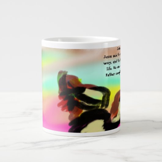 Jesus Weg Jumbo-Tasse (Vorderseite)