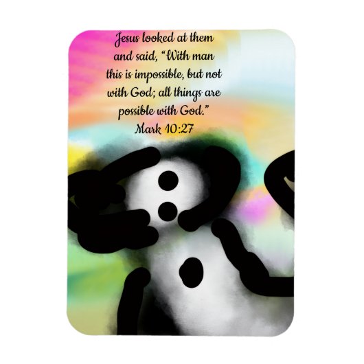 Jesus Weg Magnet (Vertikal)
