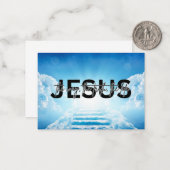 Jesus Weg, Wahrheit, Leben Johannes 14:6 Himmelstr Mitteilungskarte (Vorderseite/Rückseite Beispiel)