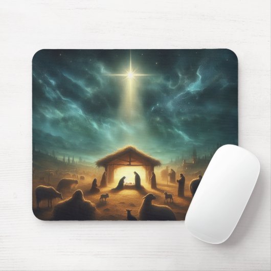 Jesus/Weihnachten/Krippe Mousepad (Mit Mouse)