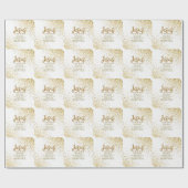 Jesus Weihnachten mit der Isaiah-Schrift Geschenkpapier (Flach)