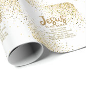 Jesus Weihnachten mit der Isaiah-Schrift Geschenkpapier (Rolleneckpunkt)
