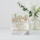 Jesus Weihnachten mit Isaiah Bible Verse (Stehend Vorderseite)