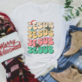 Jesus Weihnachts-T - Shirt farbenfroh