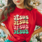 Jesus Weihnachts-T - Shirt farbenfroh