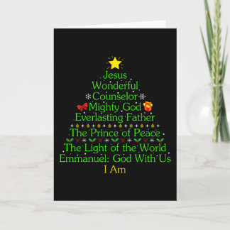 Jesus Weihnachtsbaum Geschenk, Jesus Liebhaber, Ka Karte