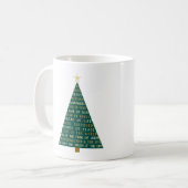 Jesus-Weihnachtsbaum-Namen Kaffeetasse (Vorderseite Links)