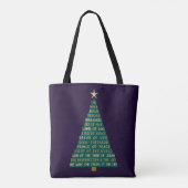 Jesus-Weihnachtsbaum-Namen Tasche (Rückseite)