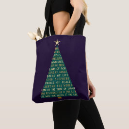 Jesus-Weihnachtsbaum-Namen Tasche