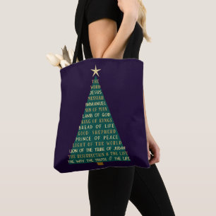 Jesus-Weihnachtsbaum-Namen Tasche