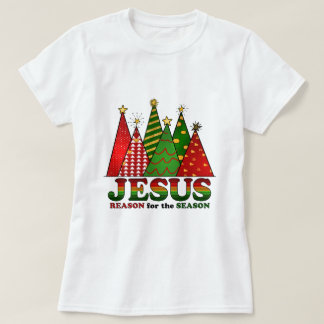 Jesus-Weihnachtsbäume T-Shirt