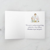 Jesus Weihnachtskarte Feiertagskarte (Innenseite)